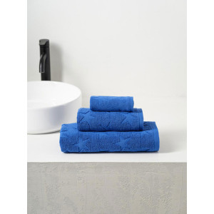 Набор махровых полотенец "Звездочки" синий 3 шт. Набор махровых полотенец "Звездочки" синий 3 шт.