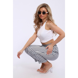 Брюки женские №32831 штапель (р-ры: 48-58) джинс Брюки женские №32831 штапель (р-ры: 48-58) джинс