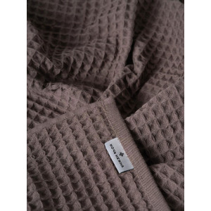 Полотенце вафельное "Ночь нежна" коричнево-серый Полотенце вафельное "Ночь нежна" коричнево-серый