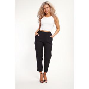 Брюки женские №32831 штапель (р-ры: 48-58) черный Брюки женские №32831 штапель (р-ры: 48-58) черный