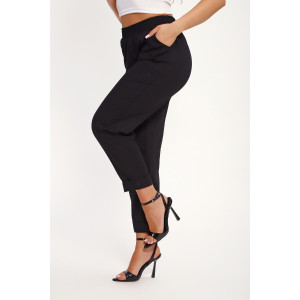Брюки женские №32831 штапель (р-ры: 48-58) черный Брюки женские №32831 штапель (р-ры: 48-58) черный