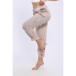 Брюки женские №32831 штапель (р-ры: 48-58) песочный Брюки женские №32831 штапель (р-ры: 48-58) песочный