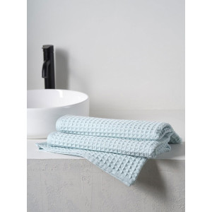 Полотенце вафельное "Ночь нежна" небесный Полотенце вафельное "Ночь нежна" небесный