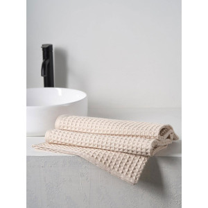 Полотенце вафельное "Ночь нежна" светло-бежевый Полотенце вафельное "Ночь нежна" светло-бежевый