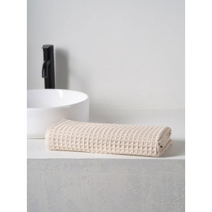 Полотенце вафельное "Ночь нежна" светло-бежевый Полотенце вафельное "Ночь нежна" светло-бежевый