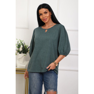 Туника женская №29541 кулирка (р-ры: 50-60) зеленый Туника женская №29541 кулирка (р-ры: 50-60) зеленый