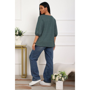 Туника женская №29541 кулирка (р-ры: 50-60) зеленый Туника женская №29541 кулирка (р-ры: 50-60) зеленый