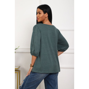 Туника женская №29541 кулирка (р-ры: 50-60) зеленый Туника женская №29541 кулирка (р-ры: 50-60) зеленый