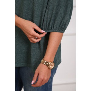 Туника женская №29541 кулирка (р-ры: 50-60) зеленый Туника женская №29541 кулирка (р-ры: 50-60) зеленый