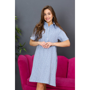 Платье женское ПЛ-01 кулирка (р-ры: 44-54) голубой Платье женское ПЛ-01 кулирка (р-ры: 44-54) голубой