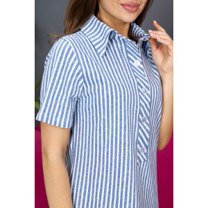 Платье женское ПЛ-01 кулирка (р-ры: 44-54) голубой Платье женское ПЛ-01 кулирка (р-ры: 44-54) голубой