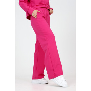 Брюки женские Б-01 футер с лайкрой 2-х нитка (р-ры: 42-62) розовый Брюки женские Б-01 футер с лайкрой 2-х нитка (р-ры: 42-62) розовый