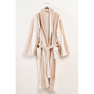 Халат женский махровый Urban Family (р-ры: 42-60) "Полоски бежевые" Халат женский махровый Urban Family (р-ры: 42-60) "Полоски бежевые"