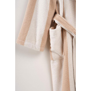 Халат женский махровый Urban Family (р-ры: 42-60) "Полоски бежевые" Халат женский махровый Urban Family (р-ры: 42-60) "Полоски бежевые"