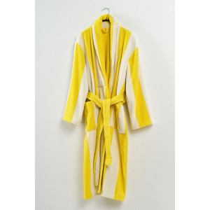 Халат женский махровый Urban Family (р-ры: 42-60) "Полоски желтые" Халат женский махровый Urban Family (р-ры: 42-60) "Полоски желтые"