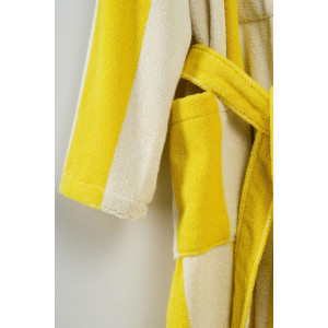 Халат женский махровый Urban Family (р-ры: 42-60) "Полоски желтые" Халат женский махровый Urban Family (р-ры: 42-60) "Полоски желтые"