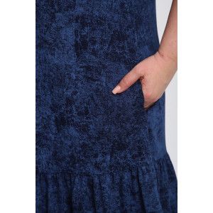 Сарафан женский №002 кулирка (р-ры: 48-68) варенка синяя Сарафан женский №002 кулирка (р-ры: 48-68) варенка синяя