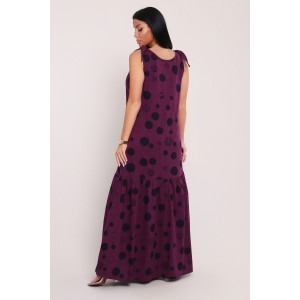 Сарафан женский №002 кулирка (р-ры: 48-68) фиолетовый Сарафан женский №002 кулирка (р-ры: 48-68) фиолетовый
