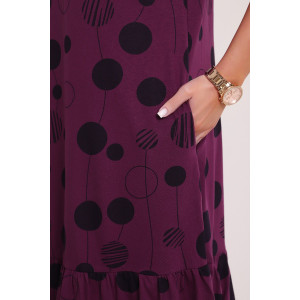Сарафан женский №002 кулирка (р-ры: 48-68) фиолетовый Сарафан женский №002 кулирка (р-ры: 48-68) фиолетовый