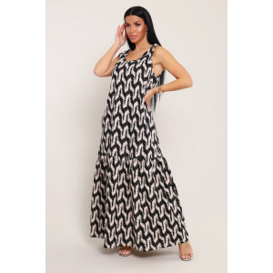 Сарафан женский №002 кулирка (р-ры: 48-68) капучино Сарафан женский №002 кулирка (р-ры: 48-68) капучино