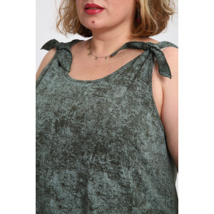 Сарафан женский №002 кулирка (р-ры: 48-68) варенка зеленая Сарафан женский №002 кулирка (р-ры: 48-68) варенка зеленая