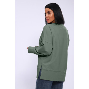 Лонгслив женский ЛЖ-013 кулирка (р-ры: 46-56) хаки Лонгслив женский ЛЖ-013 кулирка (р-ры: 46-56) хаки