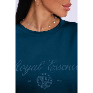 Лонгслив женский ЛЖ-013 кулирка (р-ры: 46-56) сине-бирюзовый Лонгслив женский ЛЖ-013 кулирка (р-ры: 46-56) сине-бирюзовый