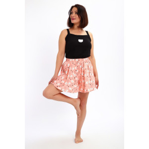 Пижама женская №88144 кулирка (р-ры: 44-54) персик Пижама женская №88144 кулирка (р-ры: 44-54) персик