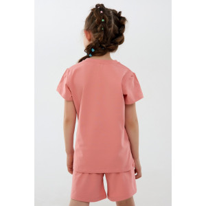 Костюм двойка детский №46687 "Kuromi2" кулирка с лайкрой (р-ры: 98-140) розовый Костюм двойка детский №46687 "Kuromi2" кулирка с лайкрой (р-ры: 98-140) розовый