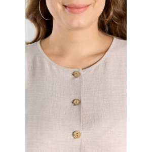 Платье женское "Каприз-1" плательная ткань (р-ры: 48-58) бежевый Платье женское "Каприз-1" плательная ткань (р-ры: 48-58) бежевый