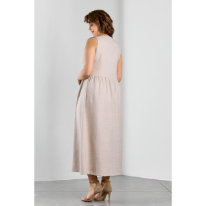 Платье женское "Каприз-1" плательная ткань (р-ры: 48-58) бежевый Платье женское "Каприз-1" плательная ткань (р-ры: 48-58) бежевый