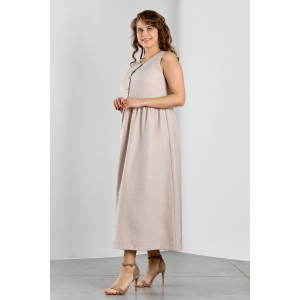 Платье женское "Каприз-1" плательная ткань (р-ры: 48-58) бежевый Платье женское "Каприз-1" плательная ткань (р-ры: 48-58) бежевый