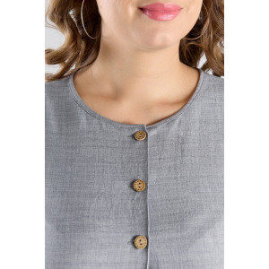 Платье женское "Каприз-1" плательная ткань (р-ры: 48-58) серый Платье женское "Каприз-1" плательная ткань (р-ры: 48-58) серый