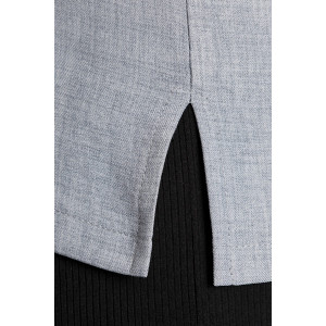 Блузка женская "Каприз-3" плательная ткань (р-ры: 48-58) серый