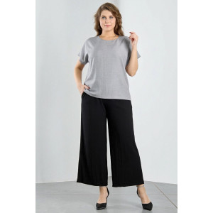 Блузка женская "Каприз-3" плательная ткань (р-ры: 48-58) серый