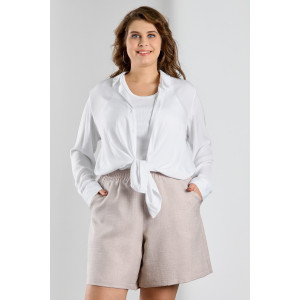 Шорты женские "Каприз-4" плательная ткань (р-ры: 48-58) бежевый