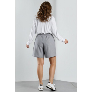 Шорты женские "Каприз-4" плательная ткань (р-ры: 48-58) серый
