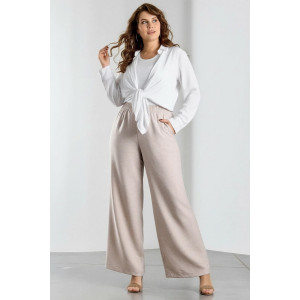 Брюки женские "Каприз-2" плательная ткань (р-ры: 48-58) бежевый