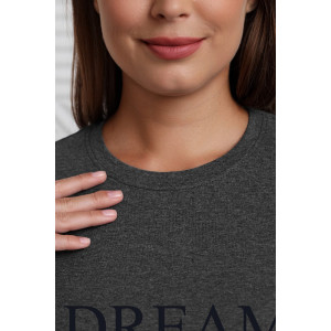 Туника женская "Всплеск-2" кулирка меланж (р-ры: 48-58) графитовый Туника женская "Всплеск-2" кулирка меланж (р-ры: 48-58) графитовый