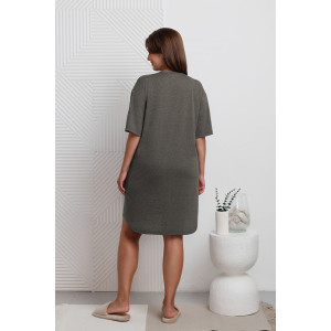 Туника женская "Всплеск-2" кулирка меланж (р-ры: 48-58) коричневый Туника женская "Всплеск-2" кулирка меланж (р-ры: 48-58) коричневый