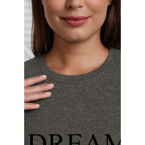 Туника женская "Всплеск-2" кулирка меланж (р-ры: 48-58) коричневый Туника женская "Всплеск-2" кулирка меланж (р-ры: 48-58) коричневый