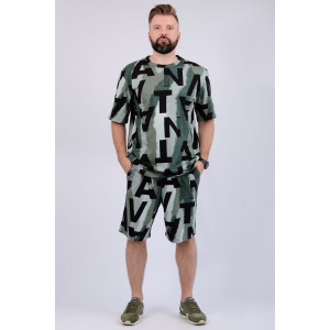 Костюм двойка мужской "Харди 16" кулирка (р-ры: 48-58) грин Костюм двойка мужской "Харди 16" кулирка (р-ры: 48-58) грин