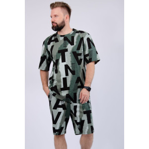 Костюм двойка мужской "Харди 16" кулирка (р-ры: 48-58) грин Костюм двойка мужской "Харди 16" кулирка (р-ры: 48-58) грин