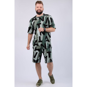 Костюм двойка мужской "Харди 16" кулирка (р-ры: 48-58) грин Костюм двойка мужской "Харди 16" кулирка (р-ры: 48-58) грин