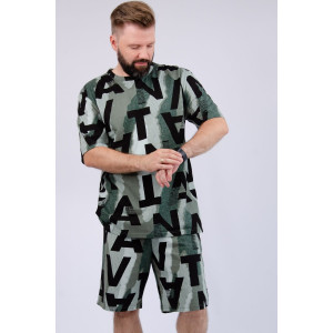 Костюм двойка мужской "Харди 16" кулирка (р-ры: 48-58) грин Костюм двойка мужской "Харди 16" кулирка (р-ры: 48-58) грин