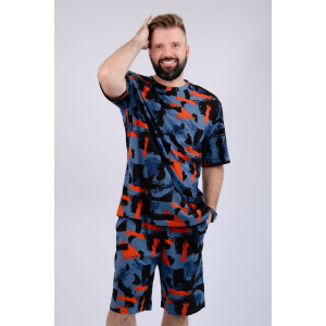 Костюм двойка мужской "Харди 14" кулирка (р-ры: 48-58) индиго Костюм двойка мужской "Харди 14" кулирка (р-ры: 48-58) индиго