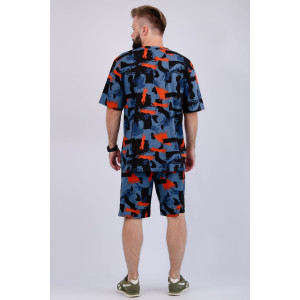 Костюм двойка мужской "Харди 14" кулирка (р-ры: 48-58) индиго Костюм двойка мужской "Харди 14" кулирка (р-ры: 48-58) индиго