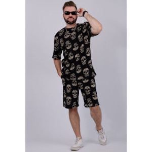 Костюм двойка мужской "Харди 13" кулирка (р-ры: 48-58) черепа Костюм двойка мужской "Харди 13" кулирка (р-ры: 48-58) черепа