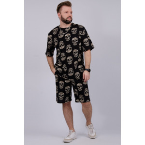 Костюм двойка мужской "Харди 13" кулирка (р-ры: 48-58) черепа Костюм двойка мужской "Харди 13" кулирка (р-ры: 48-58) черепа