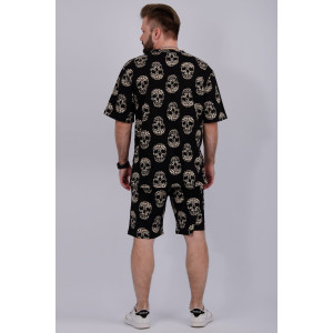 Костюм двойка мужской "Харди 13" кулирка (р-ры: 48-58) черепа Костюм двойка мужской "Харди 13" кулирка (р-ры: 48-58) черепа